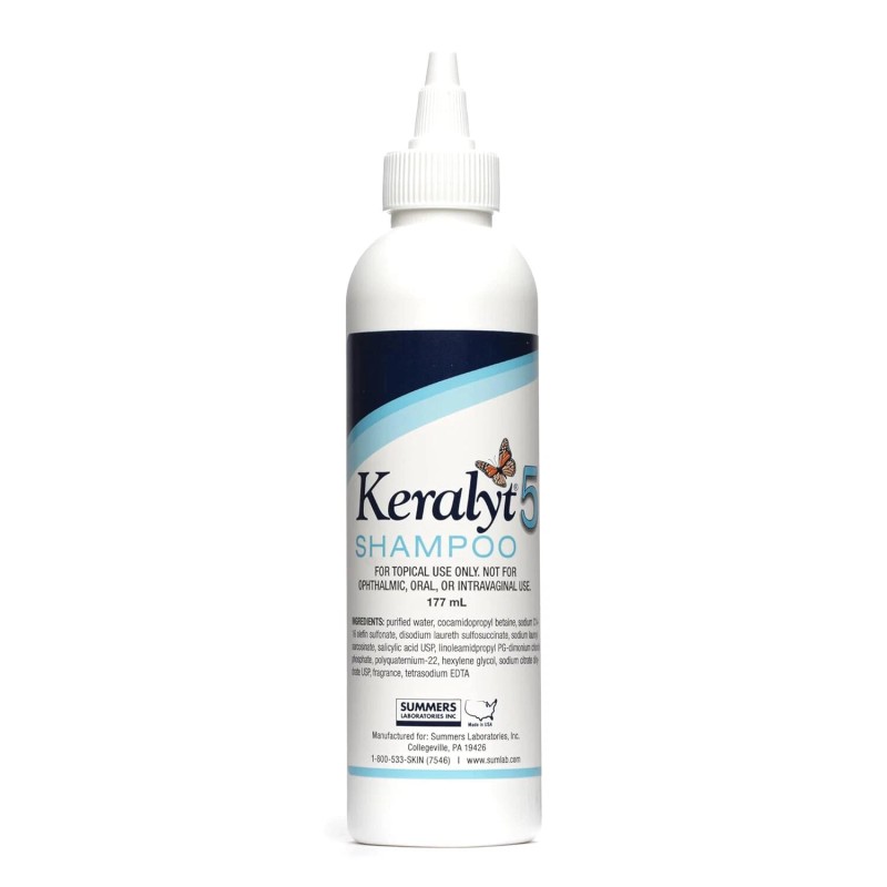 Keralyt 2 Pack! Karalyt 5 Shampoo, Exfoliating Shampoo for Dry,