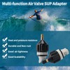 WOUMON SUP Pump Adapters,Air Valve Converter,Multifunction Air Valve Attachment for