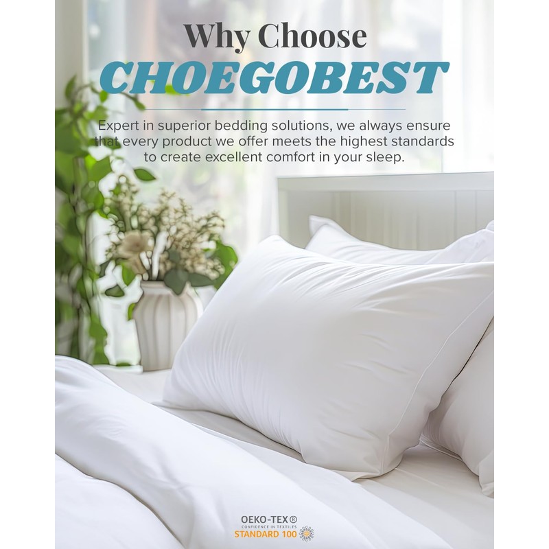 CHOEGOBEST Easy Care Luxury Microfiber Extra Soft and Cooling Bed