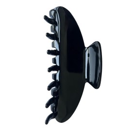 The OideGuiing Durable Acetate Hair Clips - 4-Inch Black Claw Clips for Fine and Thick Hair (Black)