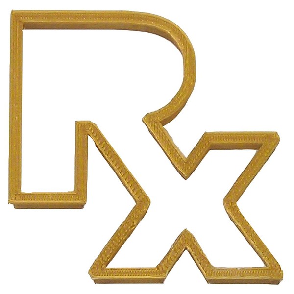 RX Prescription Cookie Cutter 4.5 Inch - Hand Made in the USA
