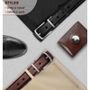 Bulliant Men's Belt Leather Reversible Belt 30 mm One Belt