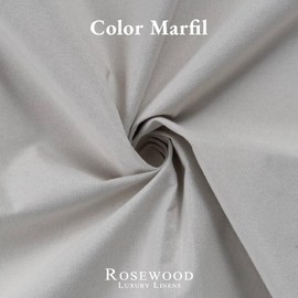 Rosewood Cortinas Blackout 100% con Revestimiento Engomado - 100% Opacas - Aislantes Térmicas - 2 Paneles Decorativas para Sala y Recámara - Crema - 160 x 135 cm