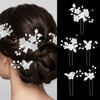 5 Pcs Wedding Hair Accessories Brides Prom Hair pieces