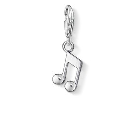 Thomas Sabo Women-Charm-Pendant Note Charm Club 925 Sterling silver 0846-001-13