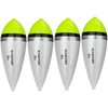 THKFISH Slip Floats, 4 Pieces Balsa Wood Fishing Floats Set,
