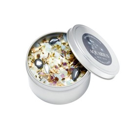 Aquarius Zodiac Candle (Jan. 20 - Feb. 18) - Soy Candle - All Natural Aromatherapy Candle - Aquarius Horoscope Candle - 8 oz Tin