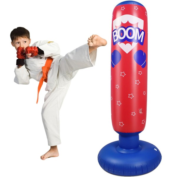 Heavy Punch Bag for Children Boxing Dummy Inflatable Dinosaur Cool