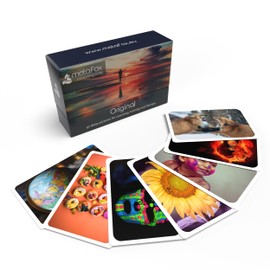 metaFox - Coaching Cards - Picture Card Set Original - Prompt Cards for Coaching, Therapy & Workshops - Motivational Cards for Reflection, as Coaching Tools & Therapy Tools