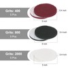 QUARKZMAN Pack of 15 5 Inch Nylon Hoop Scrubbing Pad