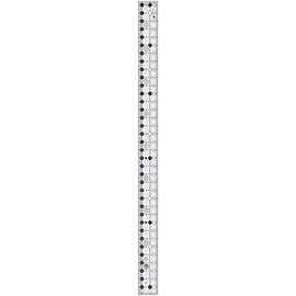 Creative Grids Quilt Ruler 2-1/2in x 36-1/2in Rectangle – CGR236 – Made in USA, Non-Slip Grip Acrylic Quilting, Sewing, Crafting, Patchwork Ruler for Measuring & Cutting Fabric