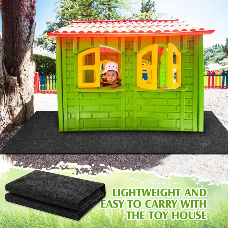 Tapete Lavable Antideslizante Para Casa De Juegos Niños Negro Nombre