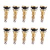 10pcs Air Liquid Tubeless Tire Valve Stem Brass 1 7/8in