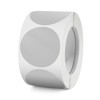 Meitaat Round Stickers Grey 1.5 Inch Circle Labels with Color
