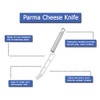 Küchenprofi Cheese Knife - 6.5-Inch, Stainless Steel - Open-Work Blade