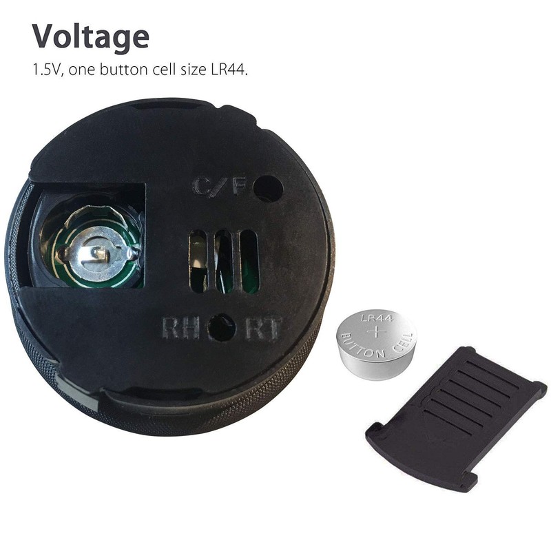 Fasizi 2 x Mini Digital LCD Temperature Humidity Meter Thermometer