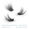 DIY Eyelash Extension, 3D Effect Individual Glue Bonded Lash Clusters