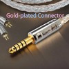 mfreeo Premium IEM Upgrade Cable, MMCX/2-Pin 0.78mm Earphone Cord, 8-Core