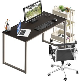 SHW Mission 40-Inch Home Office Computer Desk, Espresso