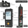 Multifunction RJ45 Network Caber Tester,Cable Tracer,Rechargeable Wire Tester,UTP Conntinue and