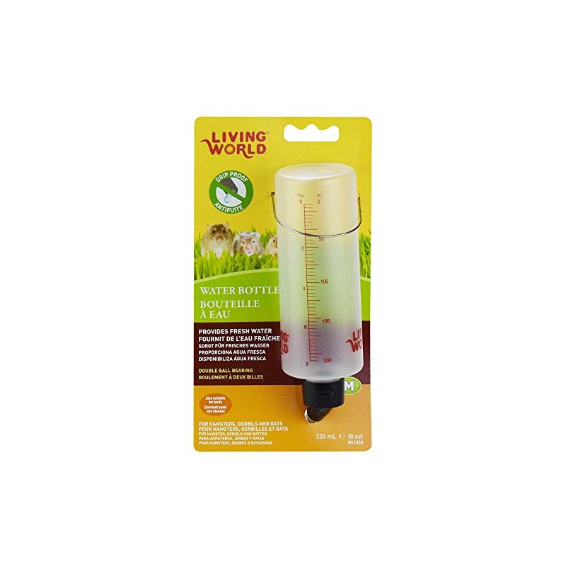 BEBEDERO ANTIDERRAMES P/HAMSTER 8 OZ