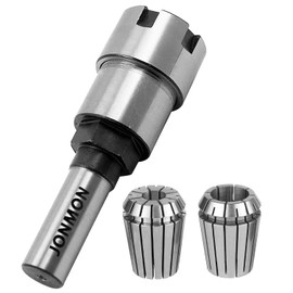 JONMON 1/2 Inch Shank Router Collet Extension Chuck Converter Adapter,Woodworking Milling Rod Chuck Holder Extender Bit with 2 Spring CNC Engraving Lathe Tool Set