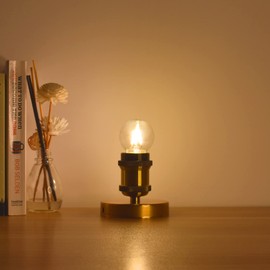 AIELIT E12 LED Light Bulbs 25-Watt Equivalent (Dimmable), Warm White 2700K, 2W Vintage Clear G15/G50 Globe LED Bulb for Beside Lamp Ceiling Fan Pendant Lights Chandelier Fixture, 200 lm, 8 Pack