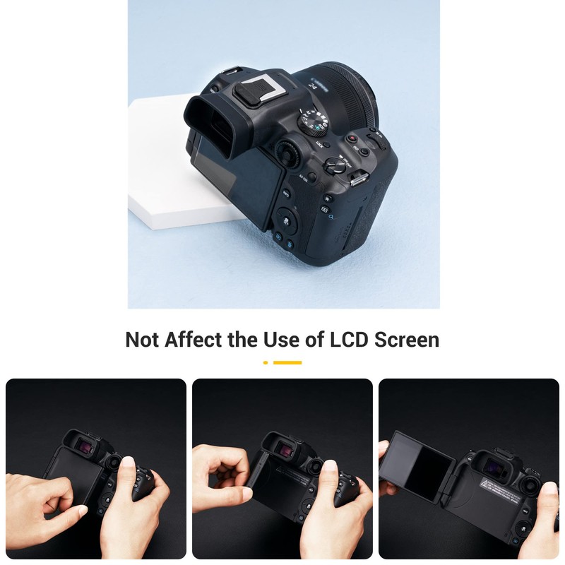 Soft Silicon R7 Eyecup Eyepiece，Extended Camera Eye Cup Viewfinder Special