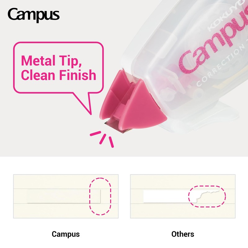KOKUYO TW-NT305X3 Cinta correctora para notas de campus, para regla