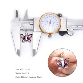 Butterfly Cremation Jewellery for Ashes Pendant - Butterfly Urn Necklace with Mini Keepsake Urn Memorial Ash Jewellery, Stainless Steel, No gemstone.