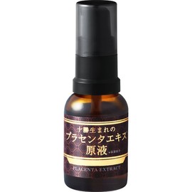 Tokachi Born Placenta Extract Solution 0.6 fl oz (18 ml) Serum, Moisturizing, Hali, Unscented Uncolored, Mineral Oil, Paraben Free, Alcohol Free, Placenta Extract, After Cleansing, Made in Japan,