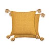 Emma Barclay Herringbone - Recycled Cotton Cushion Cover (Ochre Yellow)