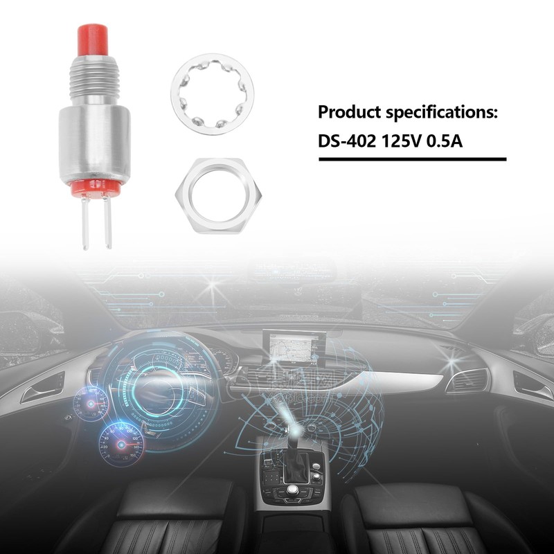 VGOL 5pcs 2pin Microminiature Momentary Button DS-402 Mini Push Button