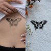 Inkster Tattoo Butterfly Blackwork | Improved Quality | Skin-Friendly &