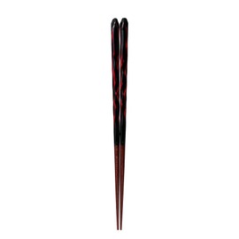 一双 日本製 箸 匠 彩技 墨流し 曙 23.5cm 38833