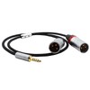 Youkamoo 4.4mm to XLR Balanced Headphone Audio Cable, 8 Core