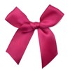 HUIYOULAI 50 Count Hot Pink Mini Satin Bows with Adhesive