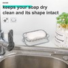 Patelai Soap Dish Stainless Steel Bathroom Bar Soap Holder for