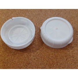 stanpac Glass Milk Bottle Caps - 12 Pack - 48mm Replacement  Caps fits Libbey & Stanpac