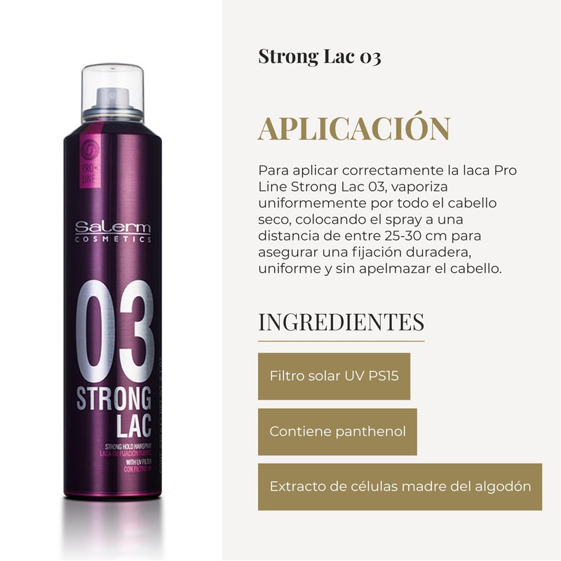 Salerm Cosmetics Pro·Line Strong Laca 405 Ml 405 ml