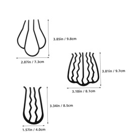 Gatuida 6pcs Metal Hair Combs U Shape Forks for Updo Styling Vintage Design Hair Pins for Women Durable Accessories for Elegant Looks