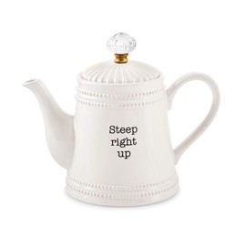 Mud Pie Door Knob Teapot