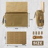Tactical Drop Down Pouch, Organiser Front Pocket for Airsoft Vest