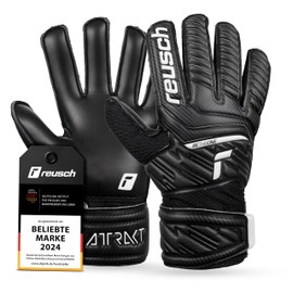 Reusch Attrakt Solid Junior Unisex Goalkeeper Gloves, Black 6
