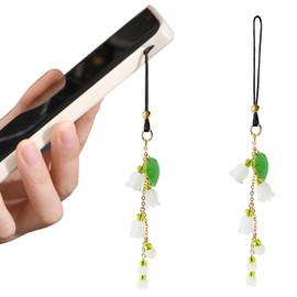 Handmade Max Phone Charm，Lily of the valley Phone Charm,Y2K Accessories for Phone Bag Keychain Airpods Camera Pendants Decor
