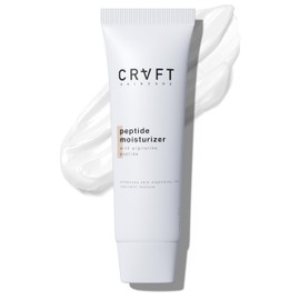 Hair Craft Co. Peptide Moisturizer 1.7oz - Daily Hydrating Face Cream for Dry Skin - Anti-Aging/Firming, Helps Reduce Wrinkle Appearance/Fine Lines – Lightweight, Non-Greasy Formula - 30 Day Supply