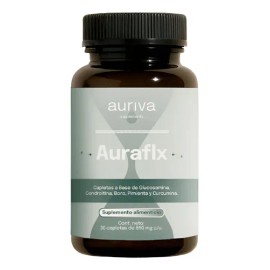 Suplemento para Articulaciones Auriva AuraFlx con Glucosamina y Cúrcuma