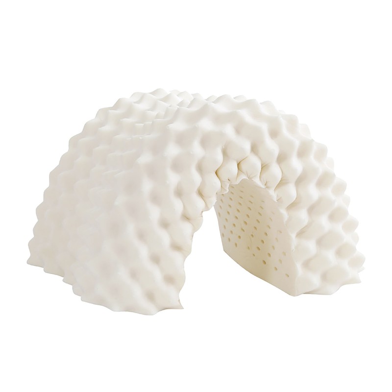 Latex Sleeping Pillow Cervical Protection 35cmx55cm Wolf Tooth Model Latex