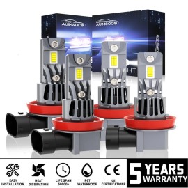 AUIMSOCO For Volvo S60 T5 2.5T Sedan 4-Door 2005-2013 Headlamp LED Light Bulb Accessories