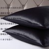 Set of 2 Satin Pillow Covers Envelope Pillowcase for Skin